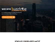 Tablet Screenshot of buzztribe.net